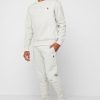 Šedé pánské tepláky Ralph Lauren Essential Cuffed Šedé pánské tepláky Ralph Lauren Essential Cuffed