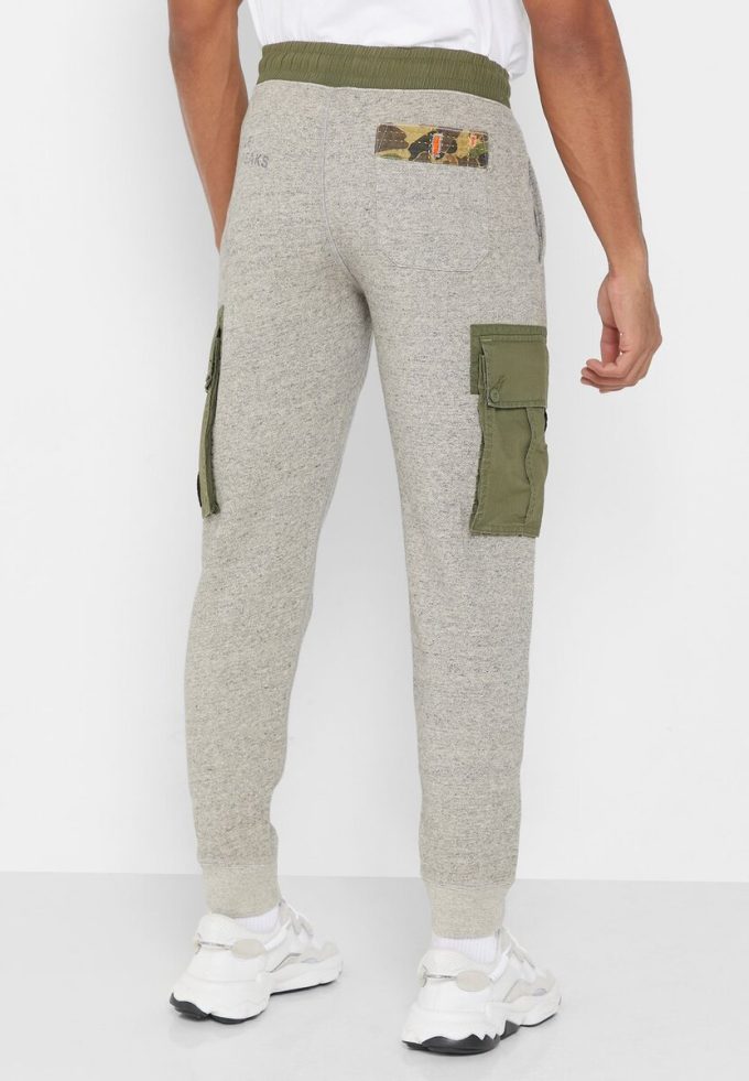 Šedé pánské tepláky Ralph Lauren s potiskem Šedé pánské tepláky Ralph Lauren s potiskem