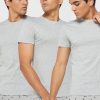 Šedá pánská trička Ralph Lauren 3 Pack Assorted Crew Neck