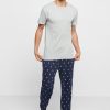 Šedá pánská trička Ralph Lauren 3 Pack Assorted Crew Neck