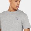 Šedá pánská trička Ralph Lauren Essential Crew Neck Šedá pánská trička Ralph Lauren Essential Crew Neck