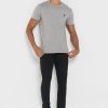 Šedá pánská trička Ralph Lauren Essential Crew Neck