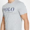 Šedá pánská trička Ralph Lauren Logo Crew Neck Šedá pánská trička Ralph Lauren Logo Crew Neck