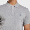Šedé pánské základní polokošile Ralph Lauren Šedé pánské základní polokošile Ralph Lauren