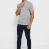 Šedé pánské základní polokošile Ralph Lauren Šedé pánské základní polokošile Ralph Lauren