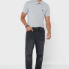 Šedé pánské základní polokošile Ralph Lauren