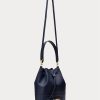 Elegantní dámská kožená kabelka Ralph Lauren Navy Elegantní dámská kožená kabelka Ralph Lauren Navy