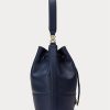 Elegantní dámská kožená kabelka Ralph Lauren Navy Elegantní dámská kožená kabelka Ralph Lauren Navy