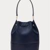 Elegantní dámská kožená kabelka Ralph Lauren Navy Elegantní dámská kožená kabelka Ralph Lauren Navy