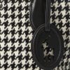 Černé/bílé dámské kabelky Houndstooth Ralph Lauren Houndstooth Mini Bellport