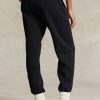 Černé dámské atletické kalhoty Ralph Lauren Fleece Černé dámské atletické kalhoty Ralph Lauren Fleece