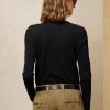 Černá dámská bavlněná trička Ralph Lauren Utility Bear s dlouhým rukávem Černá dámská bavlněná trička Ralph Lauren Utility Bear s dlouhým rukávem