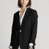 Černé dámské blejzry Ralph Lauren Wool-Blend