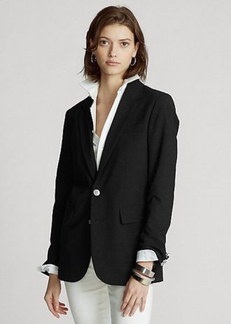 Černé dámské blejzry Ralph Lauren Wool-Blend