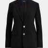 Černé dámské blejzry Ralph Lauren Wool-Blend