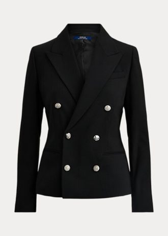 Černé dámské blejzry ze strečové vlny Ralph Lauren