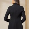Černé dámské bundy Ralph Lauren Camden Wool-Blend