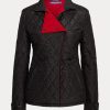 Černé dámské bundy Ralph Lauren Doma Silk Taffeta Černé dámské bundy Ralph Lauren Doma Silk Taffeta