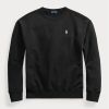 Černé dámské fleecové svetrové mikiny Ralph Lauren