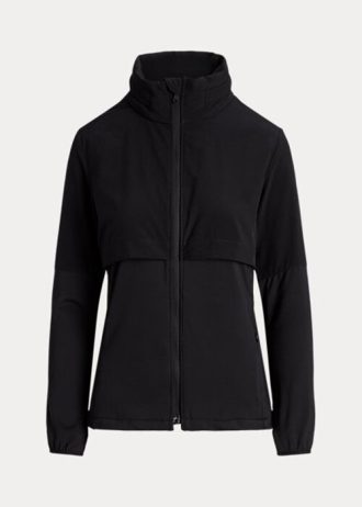 Černé dámské hybridní bundy s kapucí Ralph Lauren