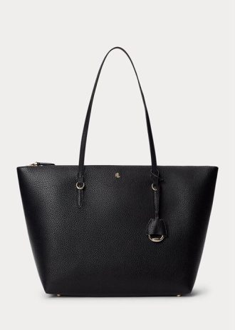 Černé dámské kabelky Ralph Lauren z umělé kůže Keaton