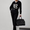 Černé dámské kalhoty Ralph Lauren Clancy Long Wool Gabardine Černé dámské kalhoty Ralph Lauren Clancy Long Wool Gabardine
