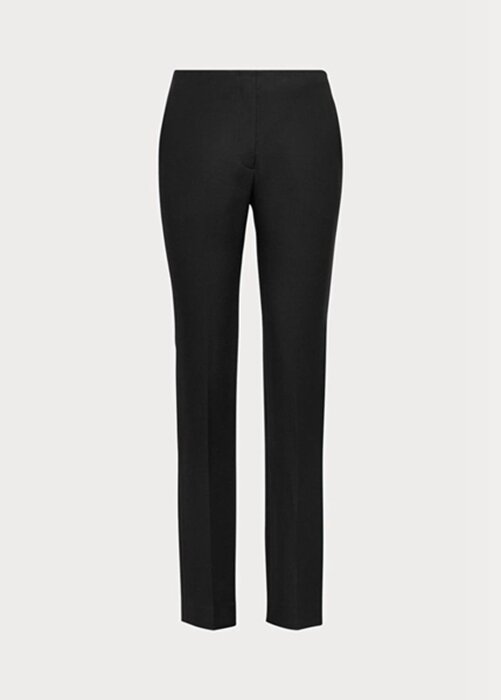 Černé dámské kalhoty Ralph Lauren Simone Virgin Wool Černé dámské kalhoty Ralph Lauren Simone Virgin Wool
