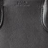 Černé dámské kožené kabelky Ralph Lauren Mini Sloane Satchel Bags