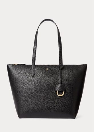 Černé dámské malé kabelky z umělé kůže Ralph Lauren