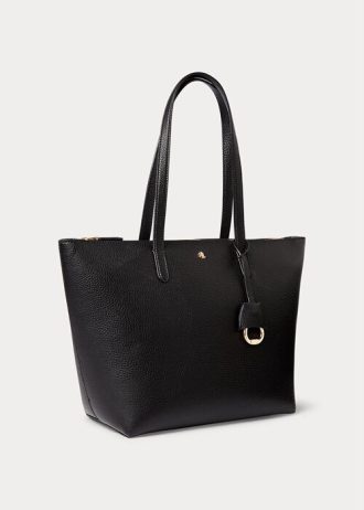 Černé dámské malé kabelky z umělé kůže Ralph Lauren