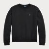 Černé dámské mikiny Ralph Lauren Fleece Crewneck Pullover