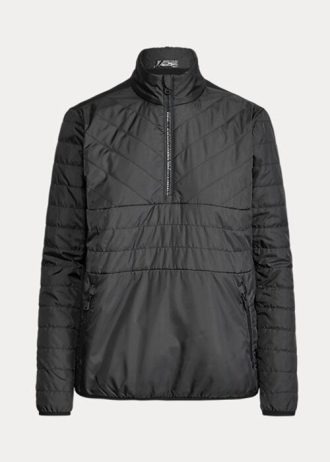 Černé dámské mikiny Ralph Lauren Hybrid Quarter-Zip Černé dámské mikiny Ralph Lauren Hybrid Quarter-Zip