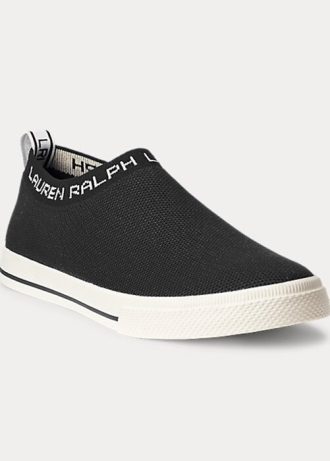 Černé dámské nazouvací tenisky Ralph Lauren Jordyn Černé dámské nazouvací tenisky Ralph Lauren Jordyn