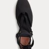Černý dámský plátěný klín Ralph Lauren Espadrille Černý dámský plátěný klín Ralph Lauren Espadrille