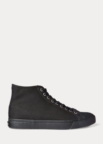 Černé dámské plátěné tenisky Ralph Lauren Mayport Černé dámské plátěné tenisky Ralph Lauren Mayport