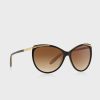 Černé dámské sluneční brýle Ralph Lauren 0RA5150 Cat Eye