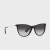 Černé dámské sluneční brýle Ralph Lauren 0Ra5290 Cat Eye