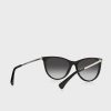 Černé dámské sluneční brýle Ralph Lauren 0Ra5290 Cat Eye