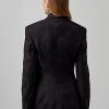 Černé dámské smokingové bundy Ralph Lauren Gregory Jacquard
