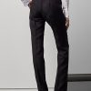 Černé dámské smokingové kalhoty Ralph Lauren Alaina Jacquard