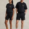Černé dámské sportovní mikiny Ralph Lauren Polo Sport s krátkým rukávem Černé dámské sportovní mikiny Ralph Lauren Polo Sport s krátkým rukávem