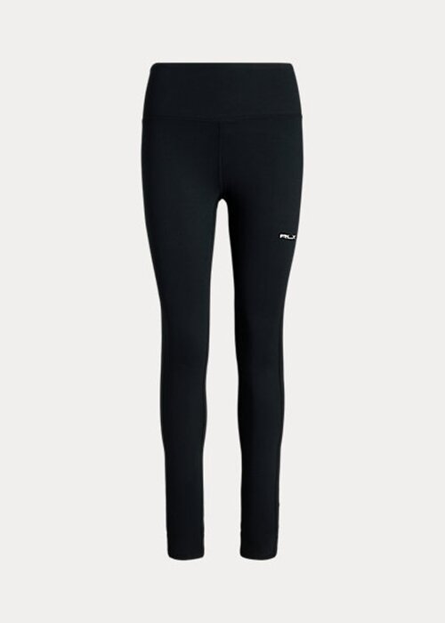 Černé dámské strečové legíny Ralph Lauren s třmenem Černé dámské strečové legíny Ralph Lauren s třmenem