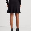 Černé dámské sukně Ralph Lauren Ruffle-Trim Ponte Černé dámské sukně Ralph Lauren Ruffle-Trim Ponte