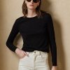 Černé dámské svetry Ralph Lauren Cashmere Crewneck Černé dámské svetry Ralph Lauren Cashmere Crewneck