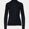 Černé dámské svetry Ralph Lauren Cashmere Rolák Černé dámské svetry Ralph Lauren Cashmere Rolák