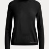 Černé dámské svetry Ralph Lauren Merino Wool Crewneck Černé dámské svetry Ralph Lauren Merino Wool Crewneck