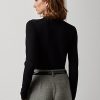 Černé dámské svetry Ralph Lauren Merino Wool Crewneck Černé dámské svetry Ralph Lauren Merino Wool Crewneck
