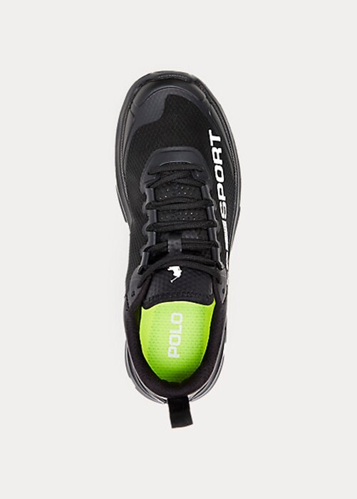 Černé dámské tenisky Ralph Lauren Polo Sport Tech Racer Černé dámské tenisky Ralph Lauren Polo Sport Tech Racer