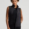 Černá dámská vesta Ralph Lauren Hybrid Performance Full-Zip