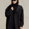 Černá dámská voděodolná větrovka s kapucí Ralph Lauren